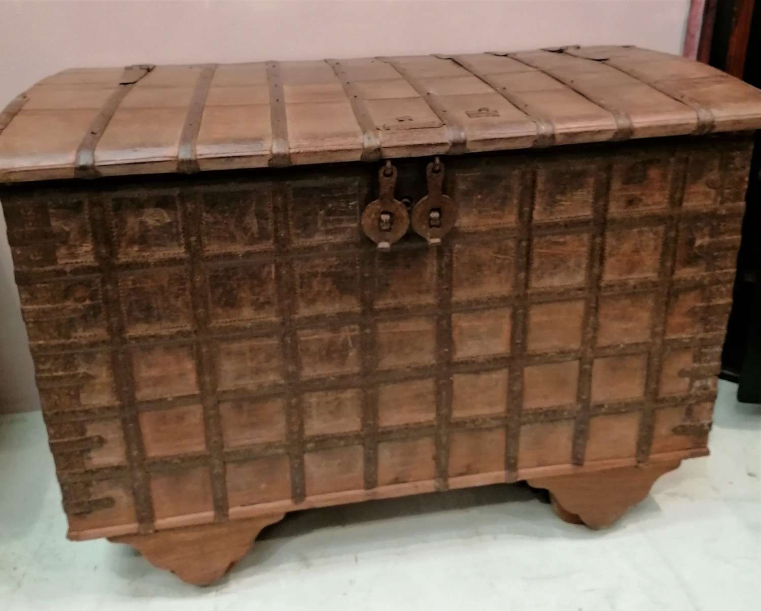 North Indian 19th C Dowry Chest