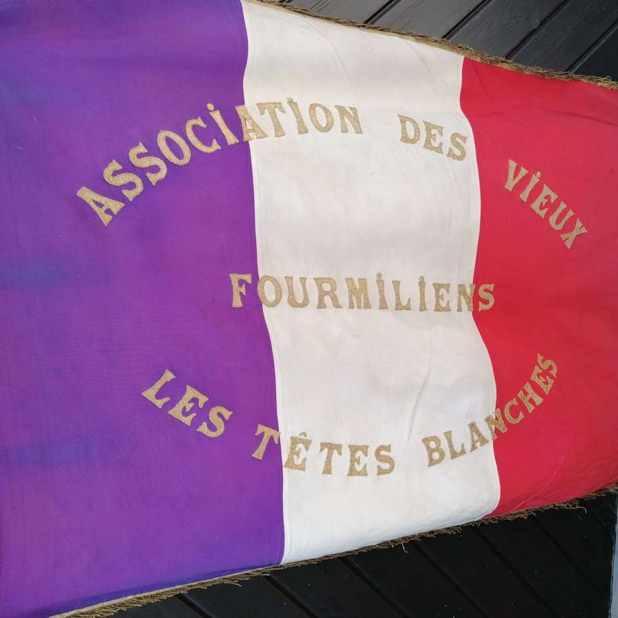 Vintage French Parade Flag