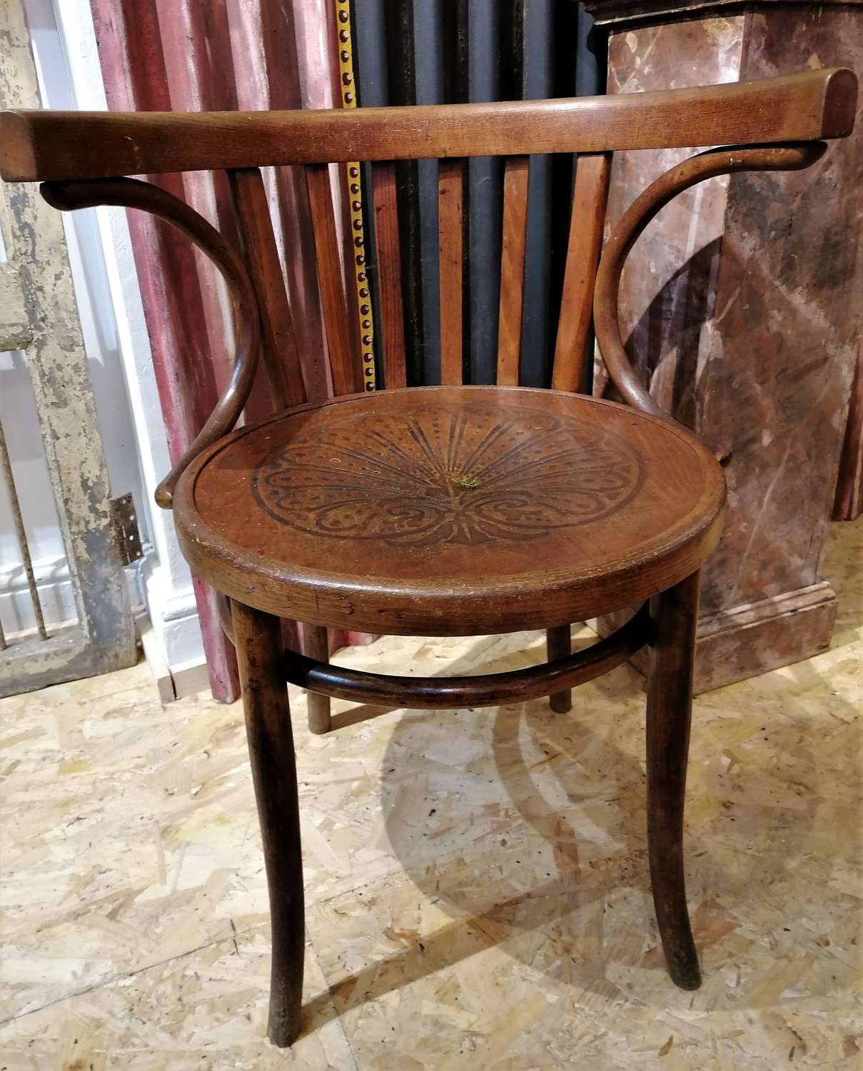 Antique Thonet style Bentwood Bistro Chair